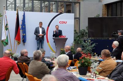 Klare Wahlkampfansagen der CDU auf Sommerfest