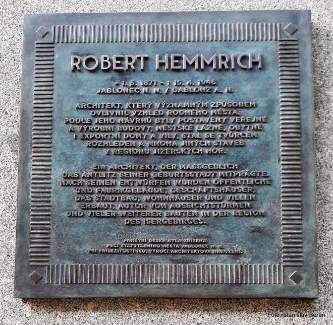 Bild zu Robert Hemmrich, Architekt aus Gablonz an der Neie
