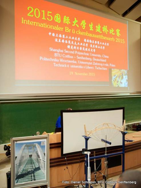 Bild zu Von Senftenberg nach Shanghai: Internationaler Brckenbauwettbewerb